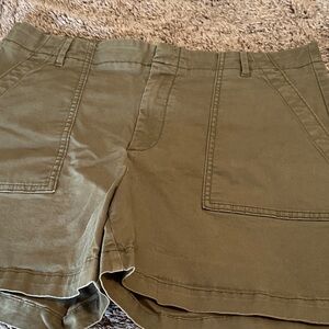 Banana Republic Olive Green Women Shorts